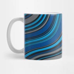 black and blue Mug